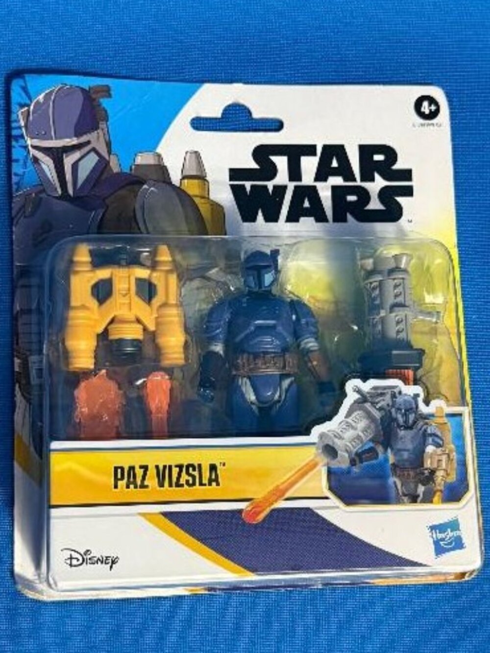 NEW DISNEY STAR WARS PAZ VIZSLA WARRIOR EPIC HERO SERIES 4" ACTION FIGURE TOY